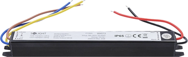 Stabilna wydajność 12 V / 2 A do 24 W