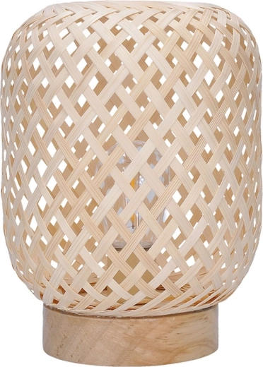 Solight ratanowa latarenka LED z ciepłym białym światłem 19 cm