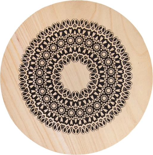 Drewniana podkładka pod garnek Mandala 20 cm