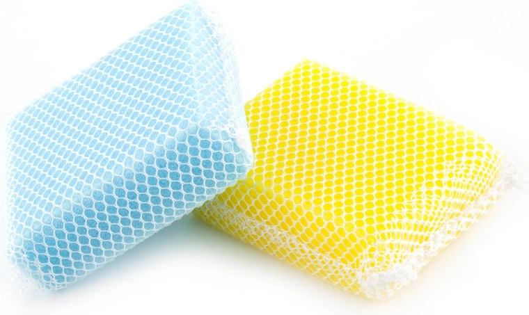 Gąbki do naczyń z delikatną siateczką, 2 szt.