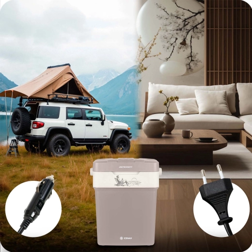 Podwójne zasilanie 12 V/230 V do domu i w podróży