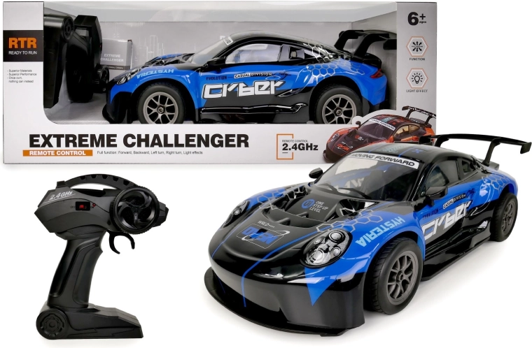 Niebieskie auto RC na zdalne sterowanie 48 cm 1:8 - 1 sztuka