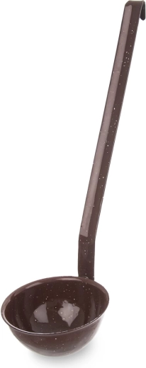 Emaliowana chochla brązowa 170 ml, 35 cm