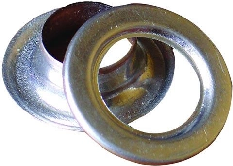 Aluminiowe oczka do plandek PE, 10 mm (10 szt.)