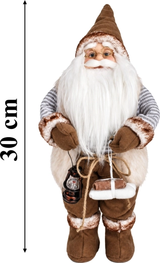 Skandynawska świąteczna figurka Świętego Mikołaja 30 cm