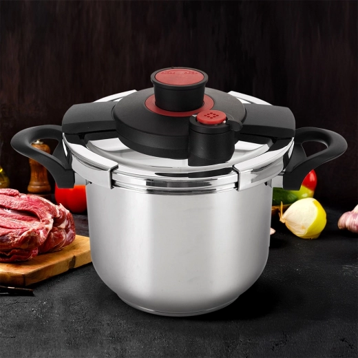 Dwa programy ciśnienia + uwalnianie pary