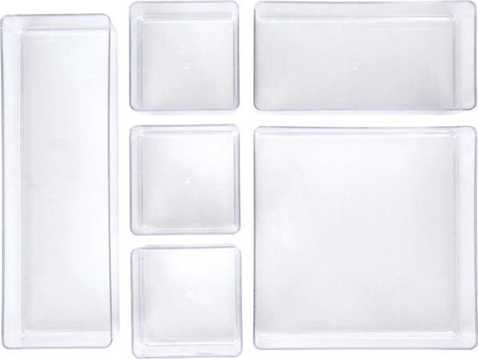 6 modułowych przegródek dla doskonałego przeglądu