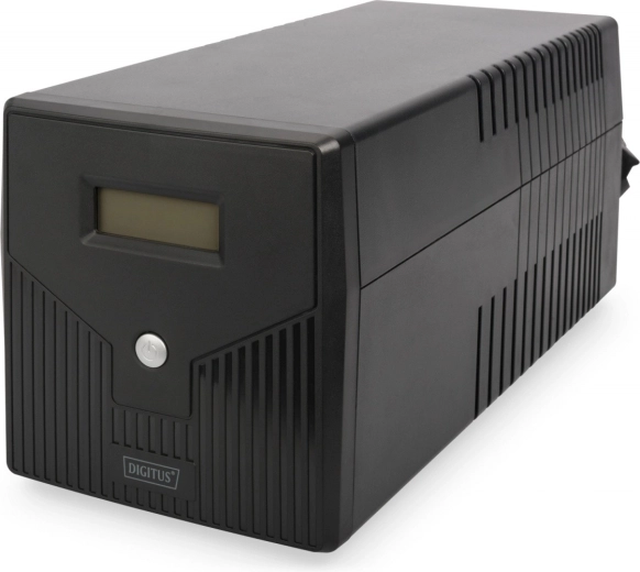 zasilacz awaryjny UPS line-interactive z LCD 1500 VA / 900 W, 4× SCHUKO, AVR, USB, RS232, RJ45