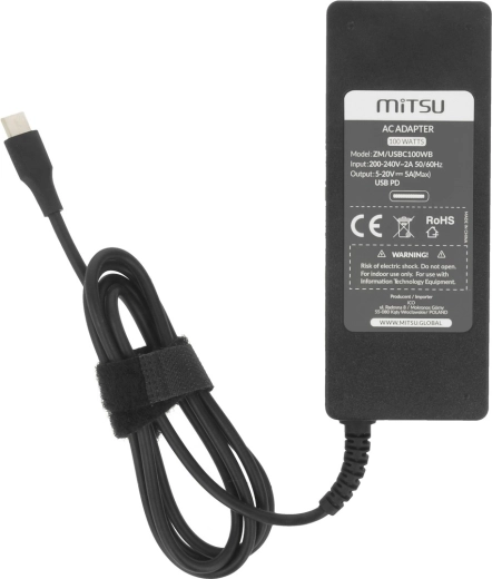 Moc do 100 W z USB‑C Power Delivery