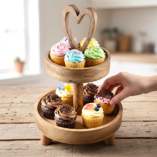 Uchwyt w kształcie serca i kompaktowa konstrukcja