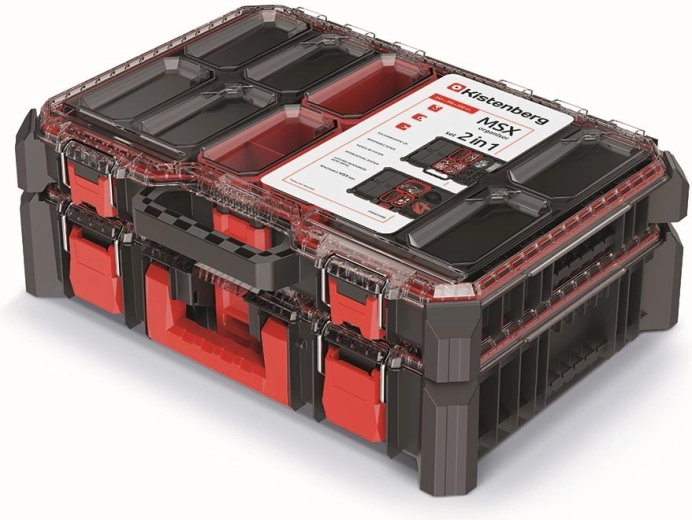 Organizer MSX zestaw 54,3 × 39 × 20 cm, czarny