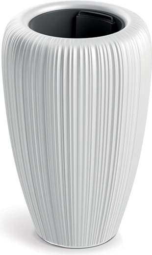 Doniczka Orobo biała 29 cm - 1 sztuka