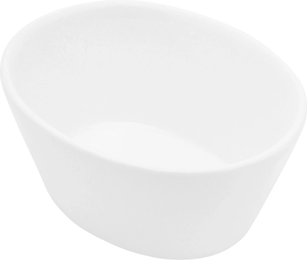 Porcelanowa owalna miseczka 10 cm 100 ml kremowa