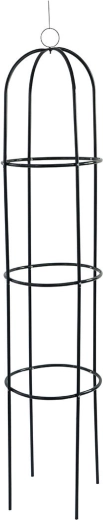 Zielona metalowa podpora łukowa dla pnączy 200 × 40 cm