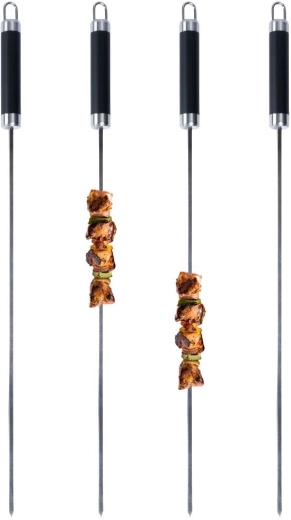 Stalowe szpikulce do szaszłyków BBQ 47 cm 4 szt.