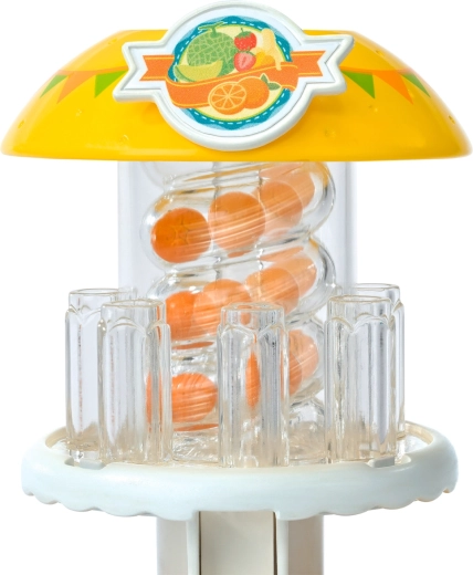 Spiralny podajnik pomarańczy z dźwignią