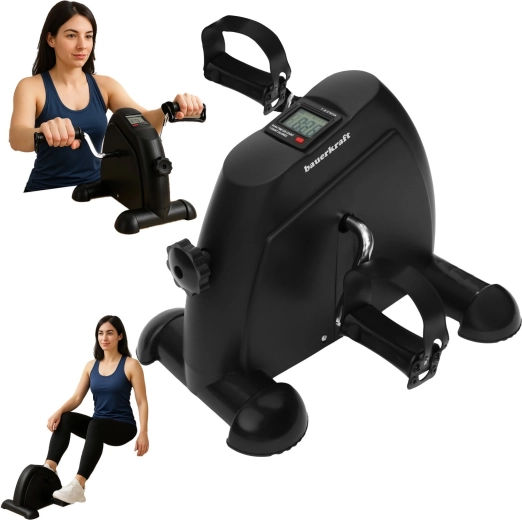 Mini rower rehabilitacyjny 2w1 z wyświetlaczem LCD – 1 sztuka