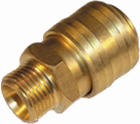 Szybkozłączka z gwintem zewnętrznym 1/2" z mosiądzu