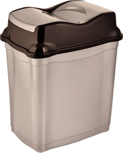 Kosz na śmieci Whirpool 5 l, kawowobrązowy