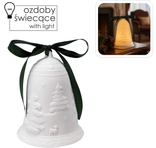 Eleganckie reliefowe motywy świąteczne