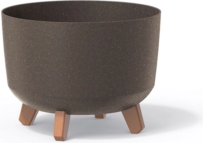 Donica na nóżkach Gracia Standard Eco Wood 34 cm – kawa