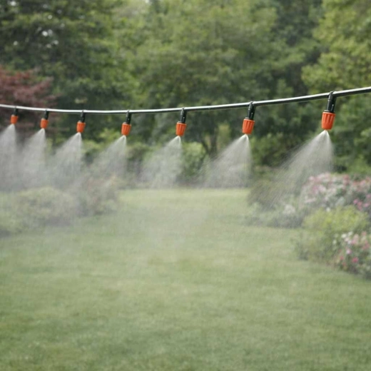 Delikatna mgiełka do chłodzenia tarasów i pergoli