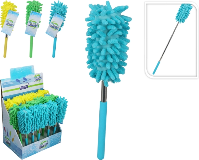 Teleskopowy miotełka z chenille 25–76 cm, mix kolorów