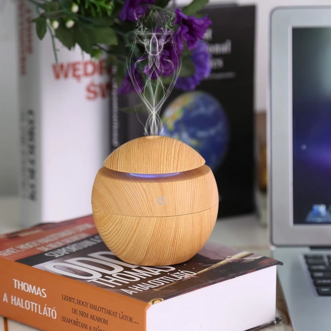 Ultradźwiękowy nawilżacz powietrza i dyfuzor aromatów z RGB LED