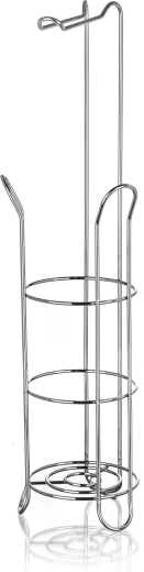 Stojak na papier toaletowy z uchwytem, chrom, 60 cm