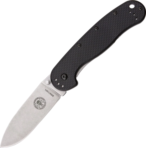 Esee Avispa składany nóż outdoorowy 8,9 cm, stonewash, czarny, GRN