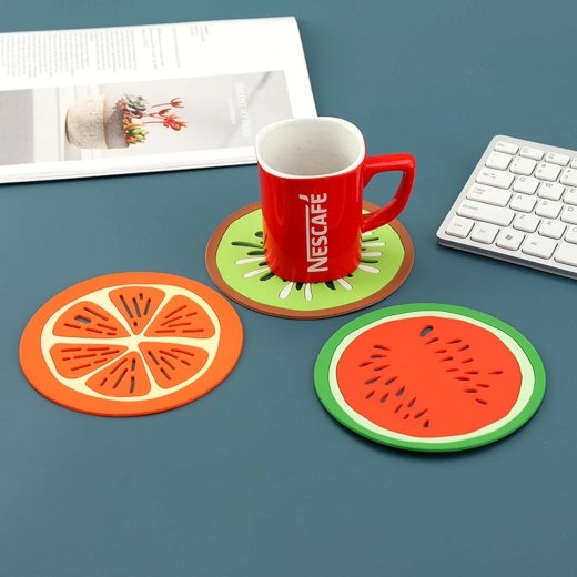 Zestaw podkładek z PVC 15 cm – 3 szt., mix wzorów