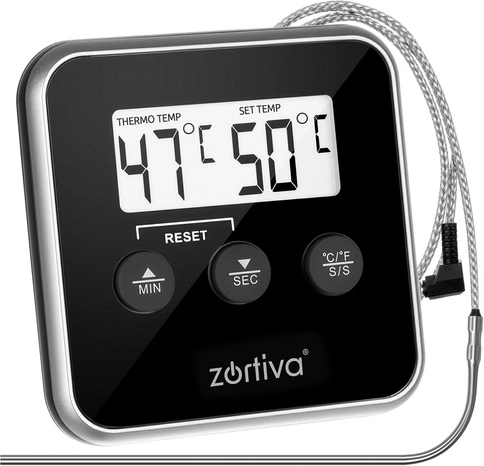 Alarm temperatury i timer
