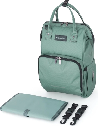 Wolne ręce dzięki mocowaniu do wózka i paskowi na walizkę