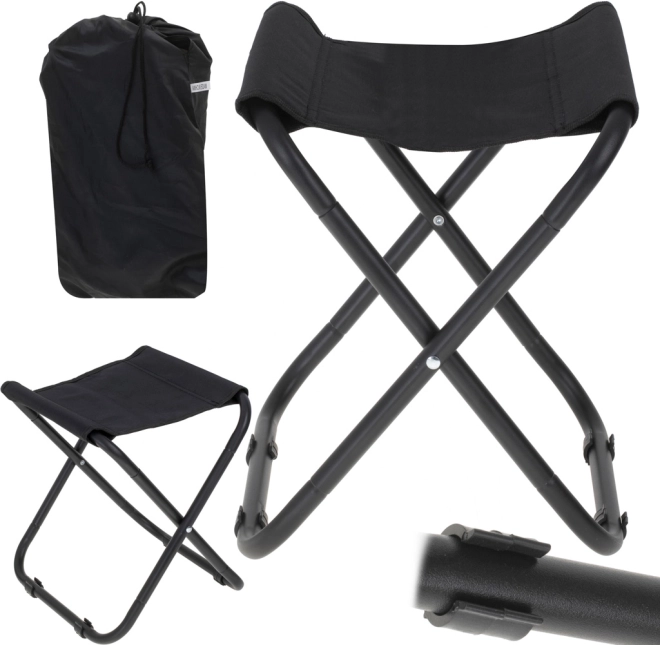 Składane turystyczne krzesełko na kemping i wędkowanie