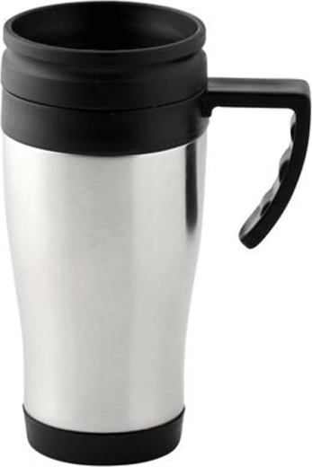 Termokubek ze stali nierdzewnej z plastikową pokrywką Toro 400 ml