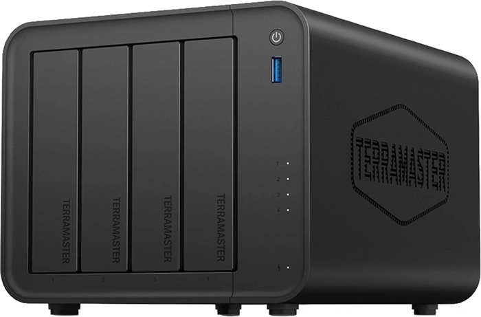Terramaster f4-425 czterozatokowy serwer NAS