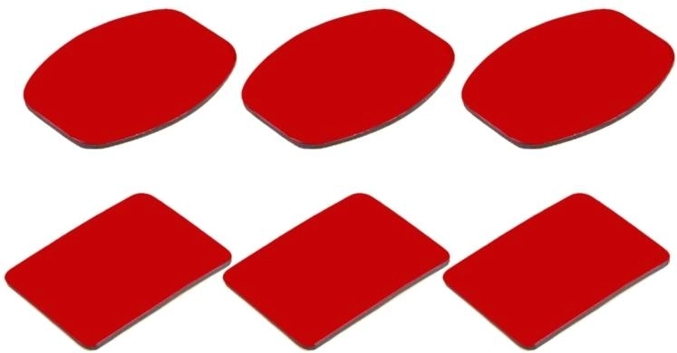 Zestaw samoprzylepnych podkładek do kamer sportowych