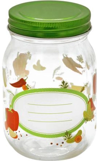 Słoik do przetworów Toro z pokrywką 500 ml