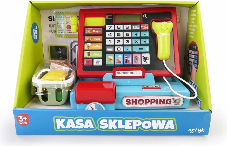 Kasa z czytnikiem i wagą