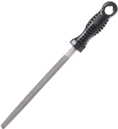 Trójkątny pilnik PZT 250 mm, nacięcie krzyżowe 2 (17 × 17 mm)