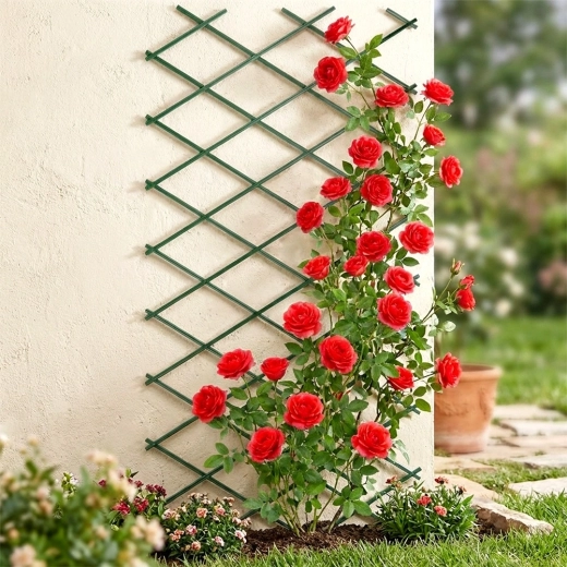 Eleganckie podparcie dla róż i innych pnączy