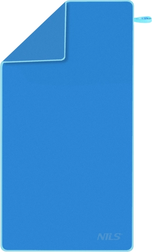 Szybkoschnący ręcznik z mikrofibry NILS, niebieski