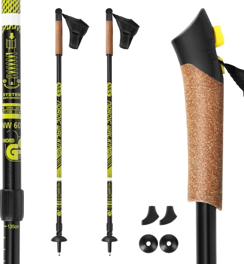 Kijki do nordic walking Nils Extreme z systemem anti-shock