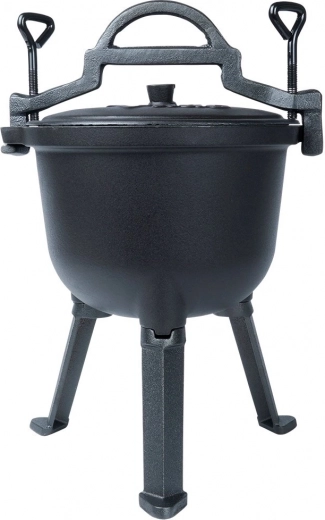 Stabilny trójnóg do bezpiecznego gotowania nad ogniem