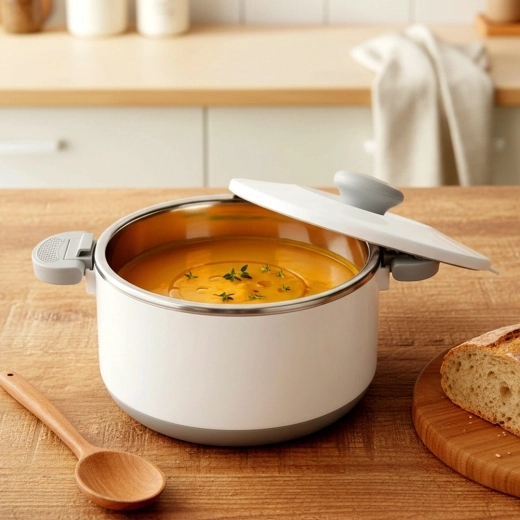 Utrzymuje jedzenie ciepłe i zimne