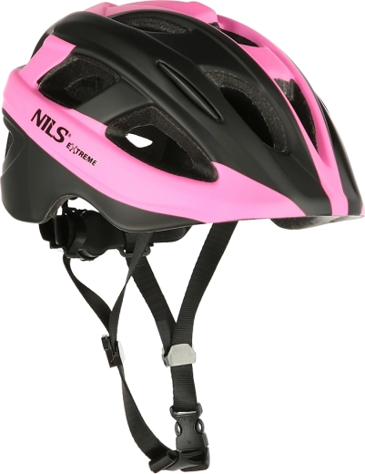 Kask rowerowy NILS Extreme MTV35J różowy – S (48–53 cm)