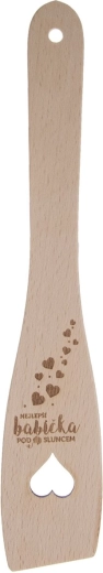 Drewniana prosta łopatka 30 cm „Najlepsza babcia”