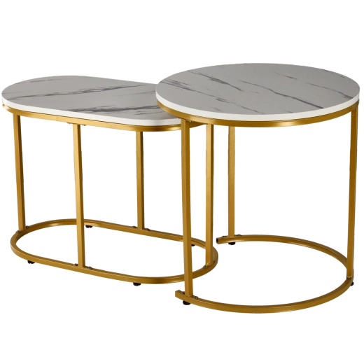 Stabilna złota metalowa konstrukcja