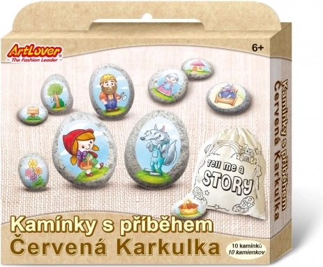 Kamienie z opowieścią – Czerwony Kapturek