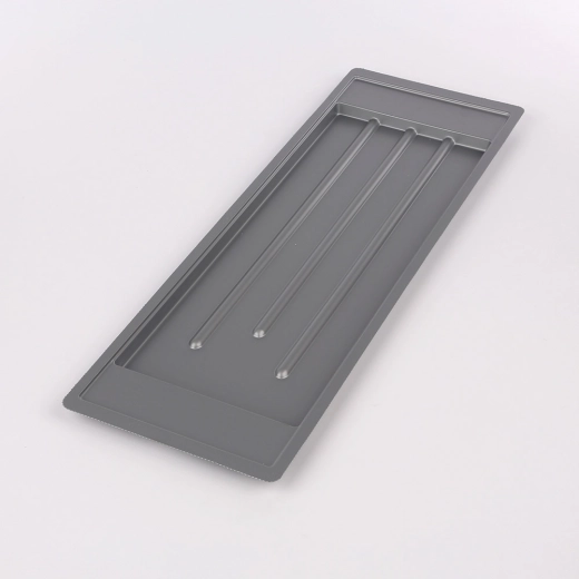 Metpol srebrna tacka ociekowa 59,5 × 20 cm do dwupoziomowej suszarki 60 cm
